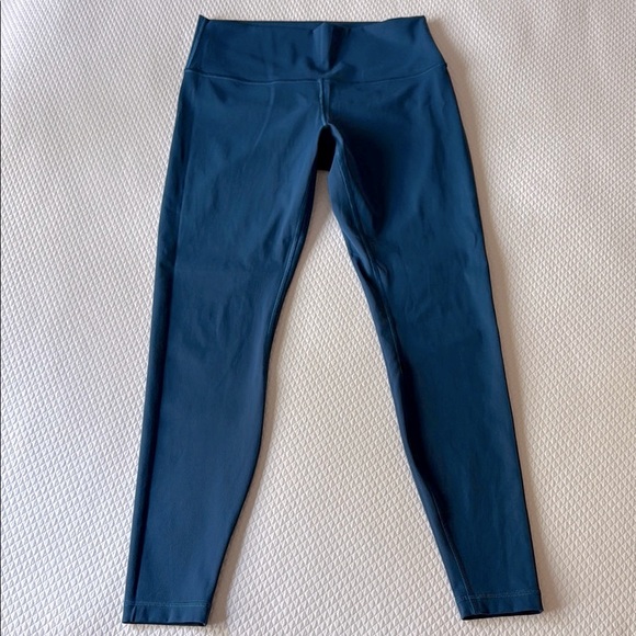 Lululemon Wunder Under High Rise Tight 28”‎ Full on Luxtreme Deep Marine Size 10 - Picture 6 of 10